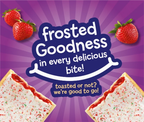 Kroger® Strawberry Frosted Toaster Treats Perspective: back