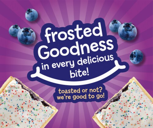 Kroger® Blueberry Frosted Toaster Treats Perspective: back