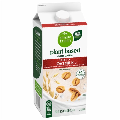 Simple Truth® Plant Based Non Dairy Original Oat Milk Perspective: back