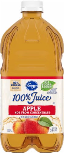 Kroger® 100% Apple Juice Perspective: back