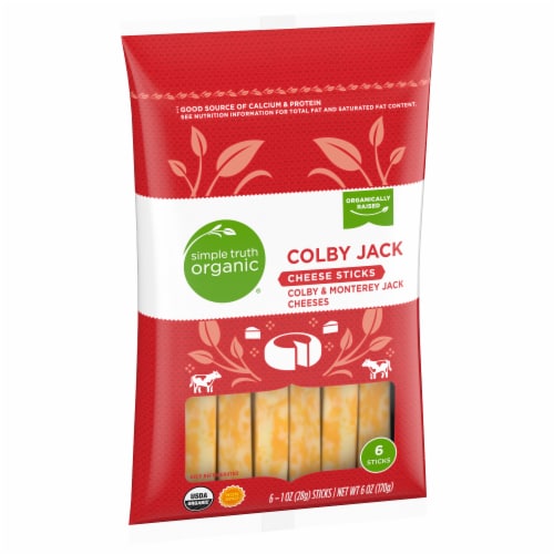 Simple Truth Organic® Colby Jack Cheese Sticks Perspective: back