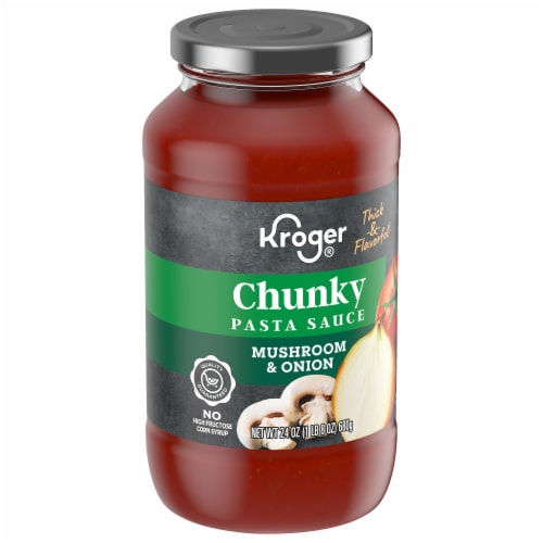 Kroger® Mushroom & Onion Chunky Pasta Sauce Perspective: back