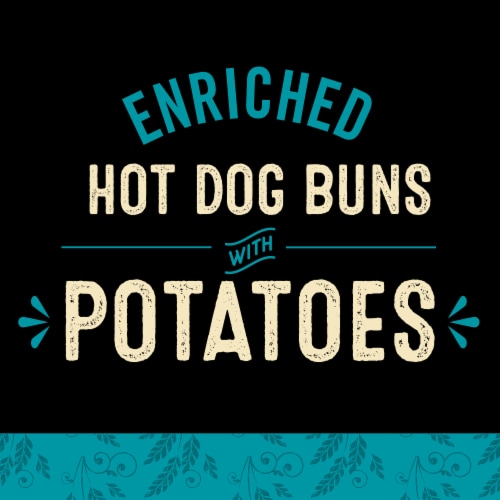 Private Selection® Potato Hot Dog Buns Country Style Perspective: back