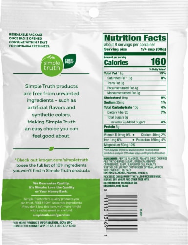 Simple Truth® Omega-3 Trail Mix Perspective: back