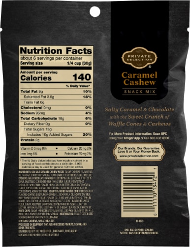 Private Selection® Caramel Cashew Snack Mix Perspective: back
