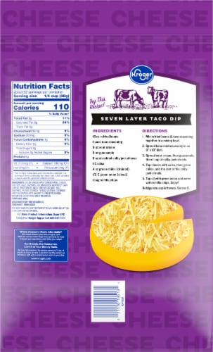 Kroger® Colby Jack Shredded Cheese Perspective: back