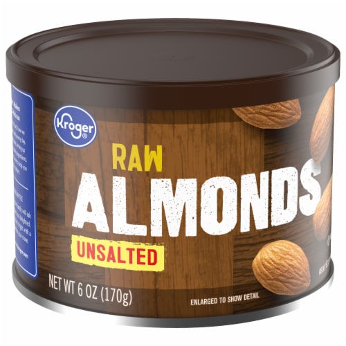 Kroger® Raw Unsalted Almonds Perspective: back