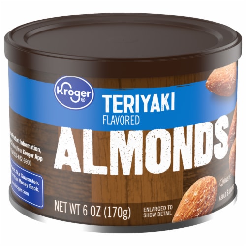 Kroger® Teriyaki Almonds Perspective: back