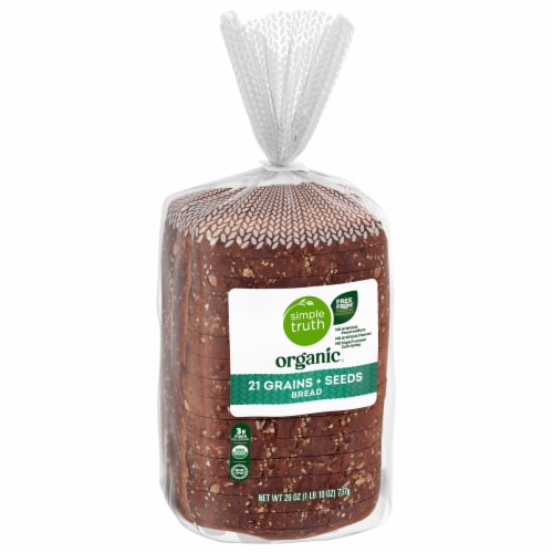 Simple Truth Organic® Seeds & 21 Multigrain Bread Perspective: back