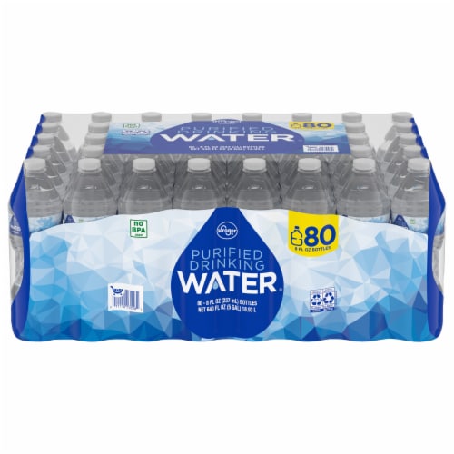 Kroger® Purified Mini Bottled Water Perspective: back