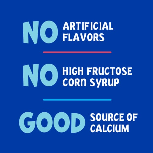 Kroger® Strawberry and Blueberry Low Fat Yogurt Tubes BIG DEAL! Perspective: back