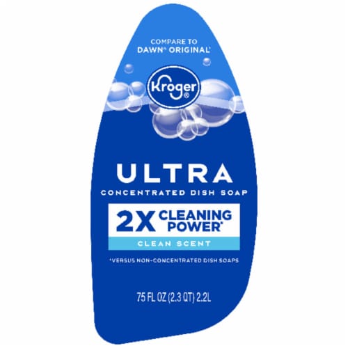 Kroger® Ultra Concentrated Liquid Dish Soap Clean Scent Perspective: back
