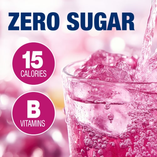 Kroger® Energy Zero Sugar Wildberry Drink Mix Packets BIG DEAL! Perspective: back