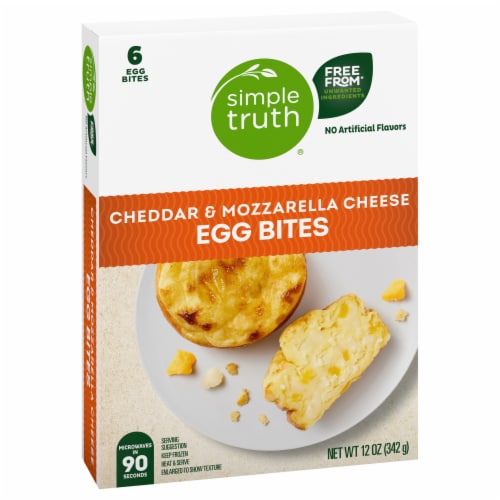Simple Truth® Cheddar and Mozzarella Egg Bites Perspective: back