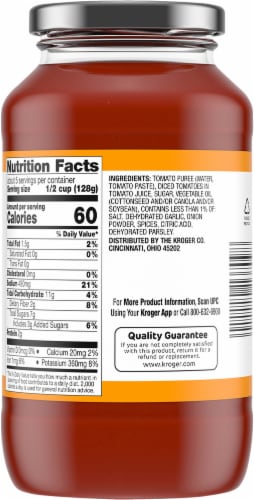 Smart Way™ Traditional Pasta Sauce Perspective: back