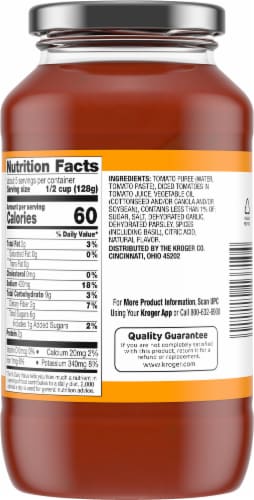 Smart Way™ Tomato and Basil Pasta Sauce Perspective: back