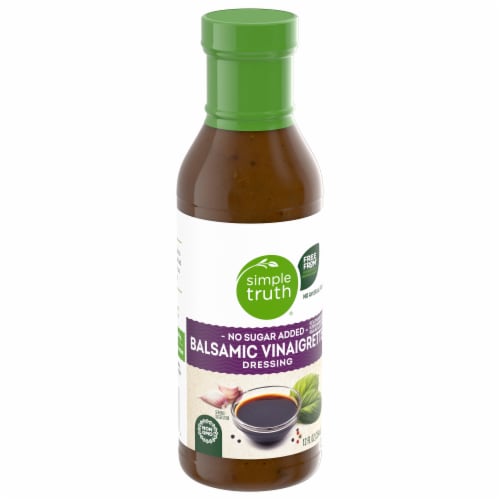 Simple Truth® No Sugar Added Balsamic Vinaigrette Salad Dressing Perspective: back