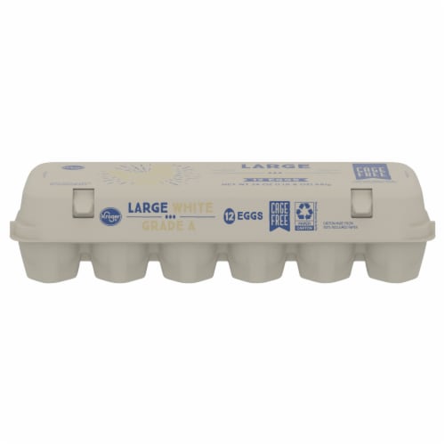 Kroger® Cage Free Grade A Large White Eggs Perspective: back