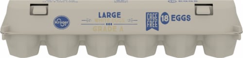 Kroger® Cage Free Grade A Large Eggs Perspective: back
