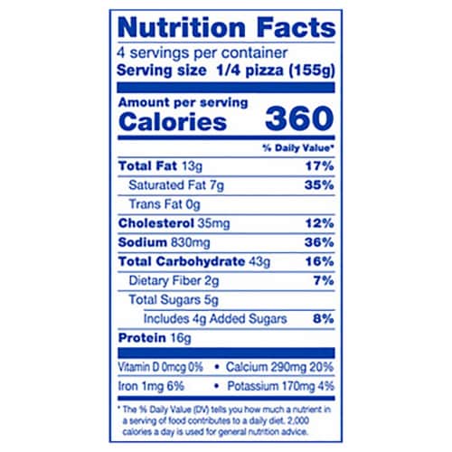 Kroger® BBQ Chicken Cheese Stuffed Crust Frozen Pizza Perspective: back
