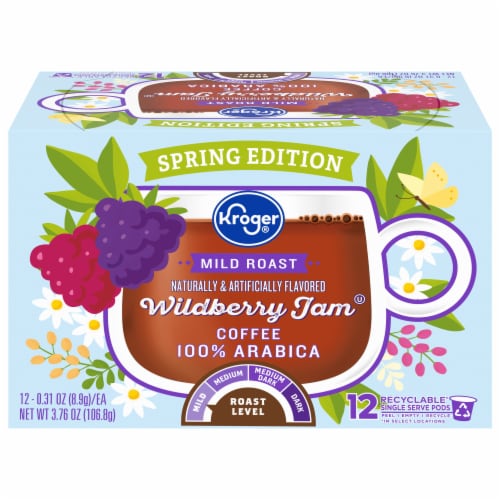 Kroger® Mild Roast Wildberry Jam Coffee Pods Perspective: back