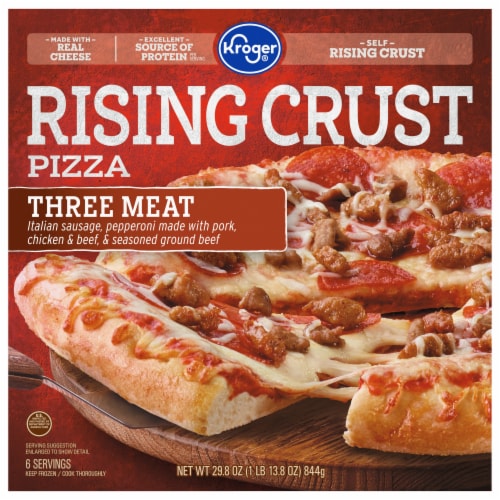 Kroger® Three Meat Rising Crust Frozen Pizza Perspective: back
