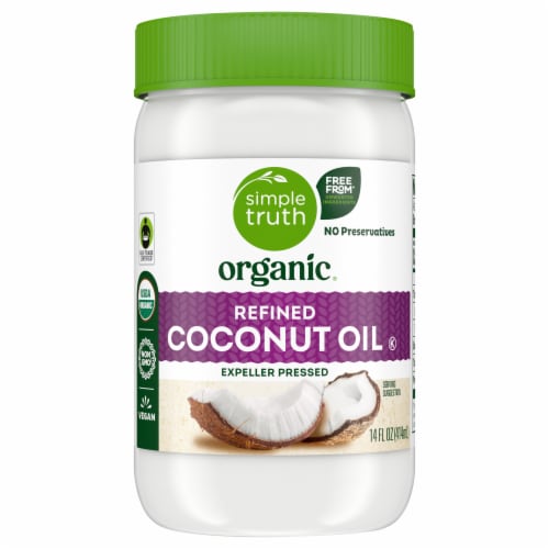 Simple Truth Organic® Refined Coconut Oil Perspective: back