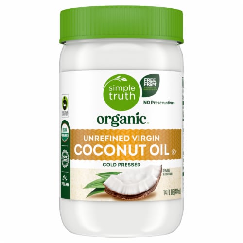 Simple Truth Organic® Unrefined Virgin Coconut Oil Perspective: back
