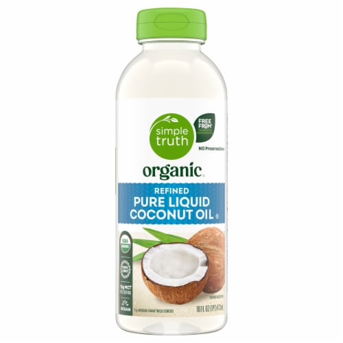Simple Truth Organic® Liquid Coconut Oil Perspective: back