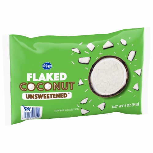 Kroger® Unsweetened Coconut Flakes Perspective: back