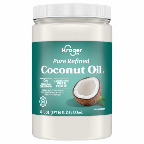 Kroger® Pure Coconut Oil Perspective: back