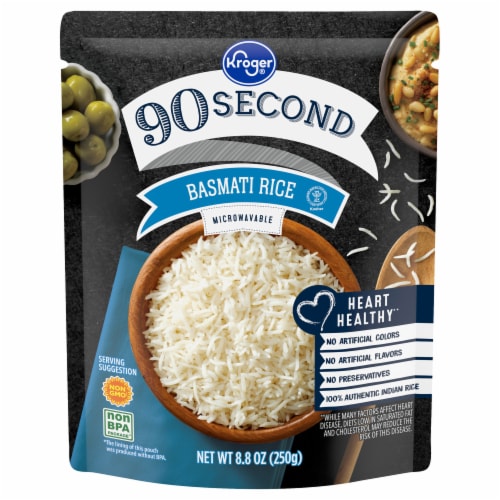 Kroger® 90 Second Basmati Rice Pouch Perspective: back