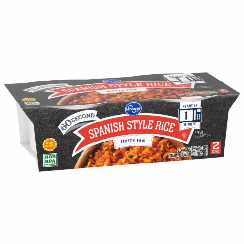 Kroger® Spanish Rice Cups Perspective: back