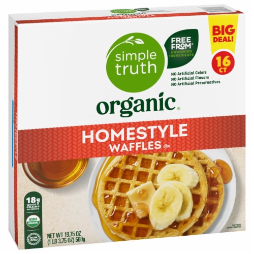 Simple Truth Organic® Homestyle Waffles BIG DEAL! Perspective: back