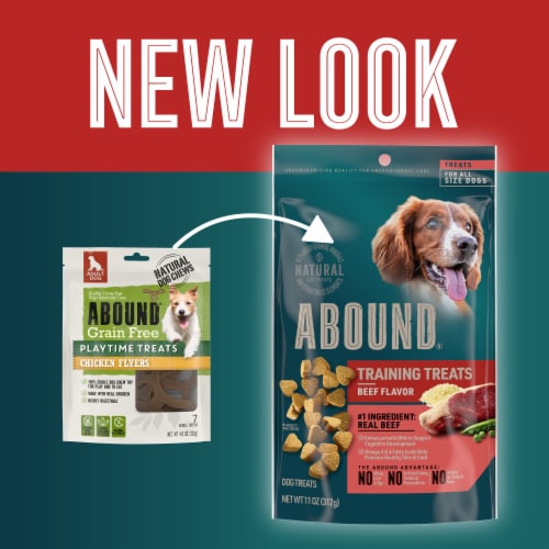 ABOUND® All Size Dogs Training Treats Beef Flavored Perspective: back