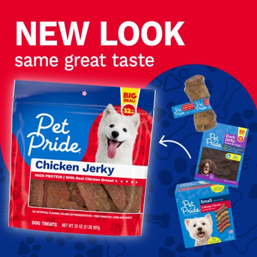 Pet Pride® Chicken Jerky Dog Treats BIG DEAL! Perspective: back