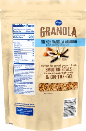 Kroger® French Vanilla Almond Granola Perspective: back