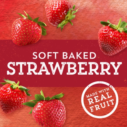 Kroger® Soft Baked Fruit and Grain Strawberry Cereal Bars BIG DEAL! Perspective: back