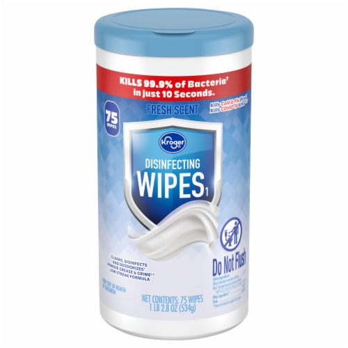 Kroger® Fresh Scent Disinfecting Wipes Perspective: back
