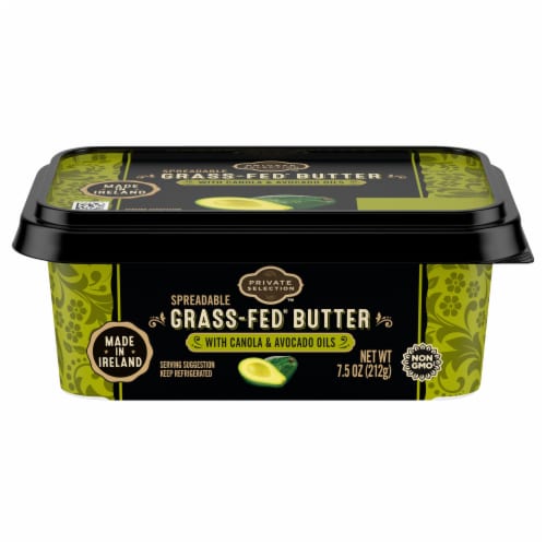 Private Selection® Spreadable Grass Fed Butter With Canola & Avocado Oil Perspective: back