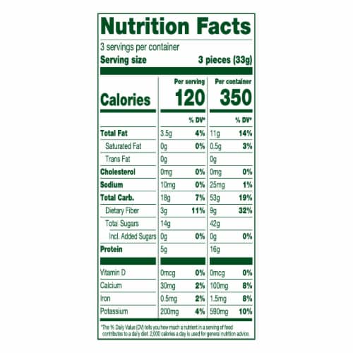 Simple Truth® Plant Based Peanut Free Cinnamon Almond Nut Butter Bites Perspective: back