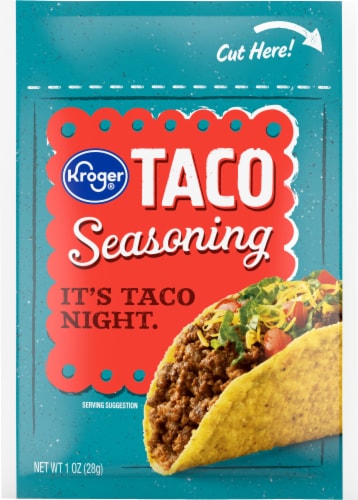 Kroger® Taco Seasoning Perspective: back