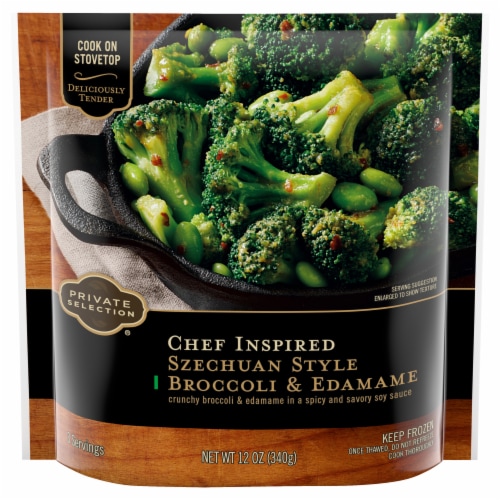 Private Selection® Szechuan Style Broccoli & Edamame Perspective: back