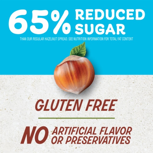 Kroger® Reduced Sugar Hazelnut Spread With Cocoa Perspective: back
