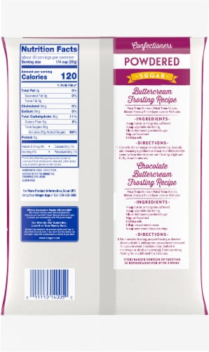 Kroger® Powered Sugar Perspective: back