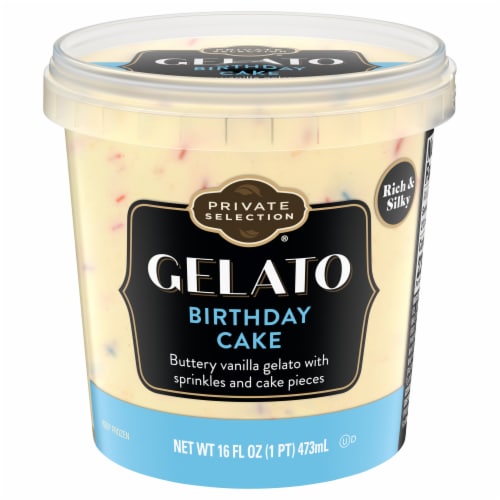 Private Selection® Birthday Cake Gelato Pint Perspective: back