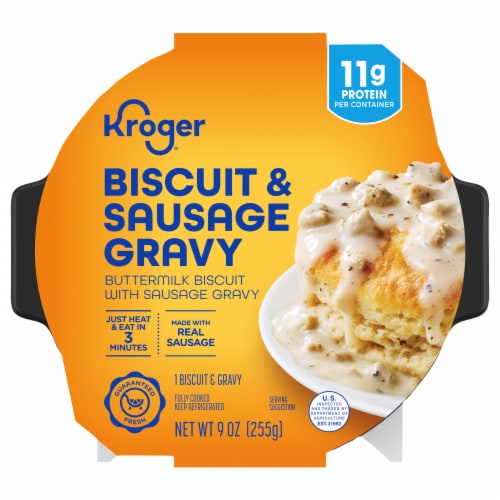 Kroger® Biscuits & Sausage Gravy Perspective: back