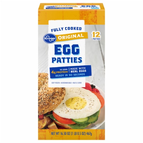 Kroger® Original Egg Patties Perspective: back