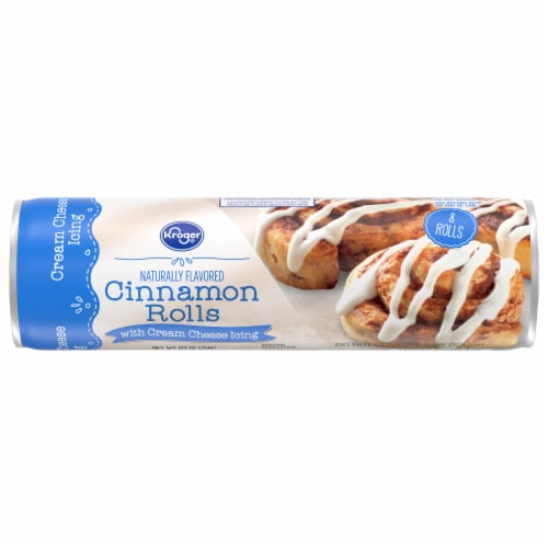 Kroger® Ready To Bake Cinnamon Rolls With Cream Cheese Icing Perspective: back