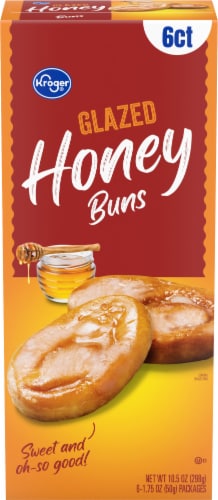 Kroger Glazed Honey Buns Perspective: back